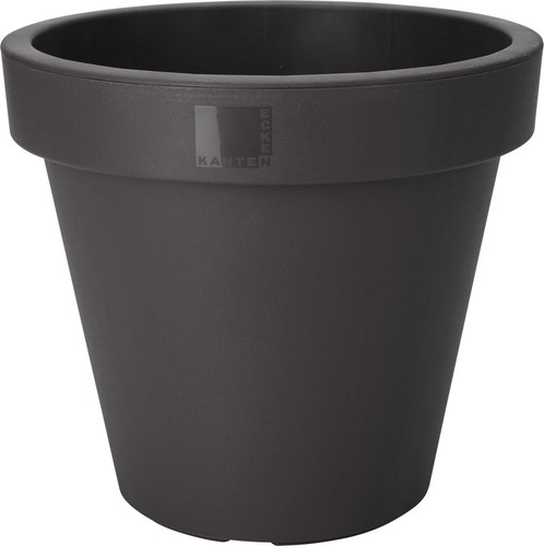 Black large plant pot round - plant,