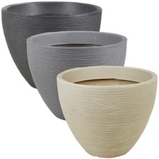 Large Round Plastic Plant and