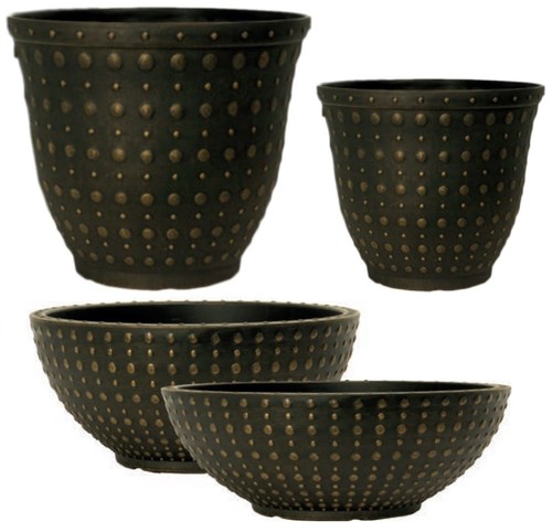 Black bronze small large plant - small,