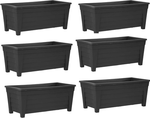 Large black plastic - 6,